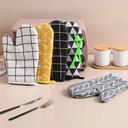 Cotton oven gloves