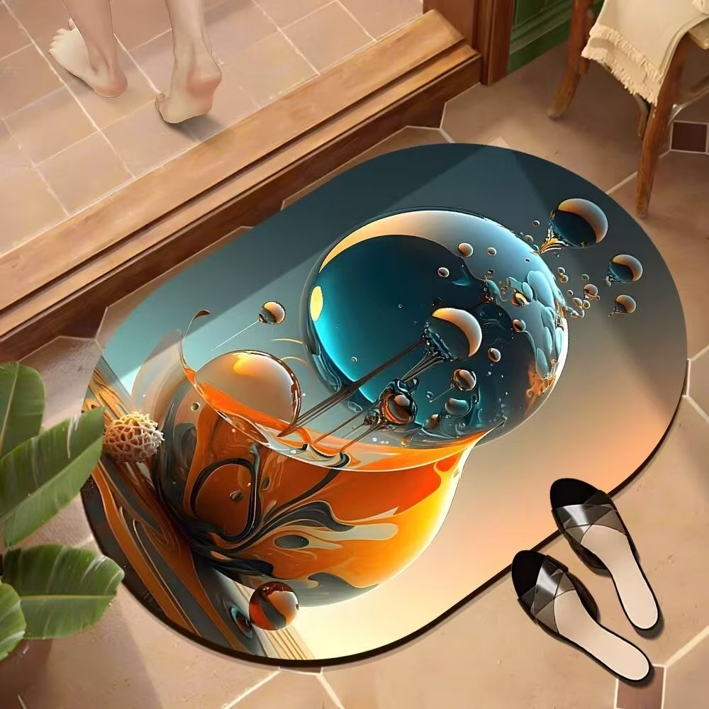 bathroom-mat-oval-abstract-blue-orange