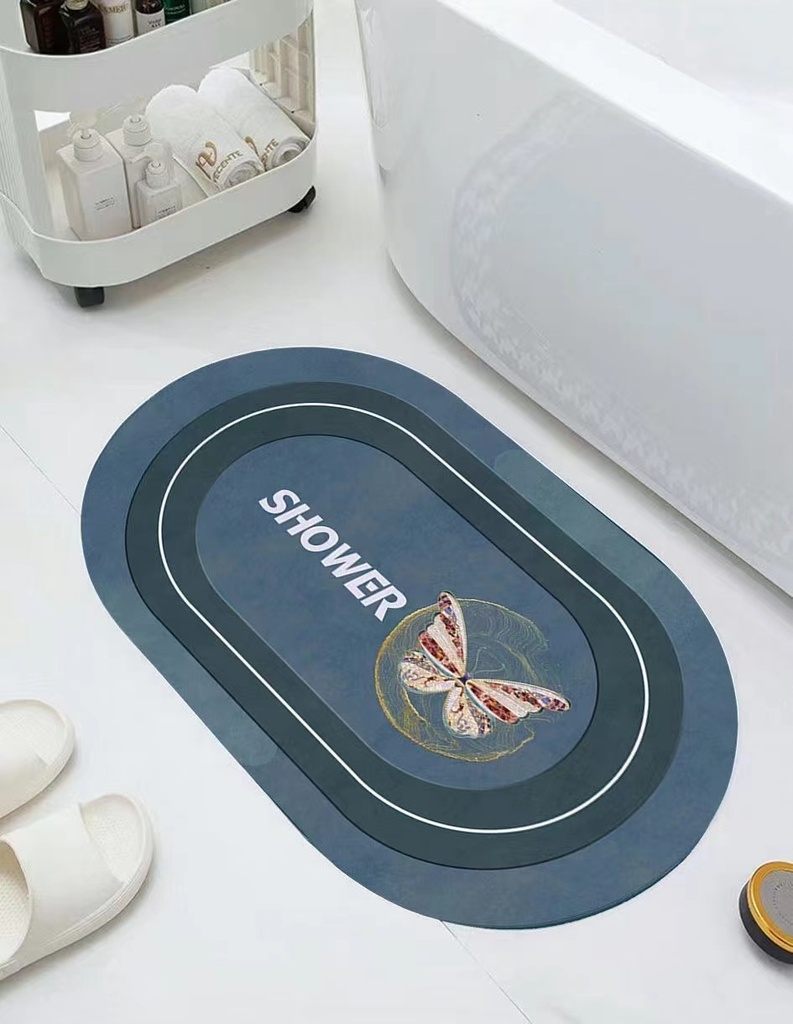 bathroom-mat-oval-shower-dragonfly-blue
