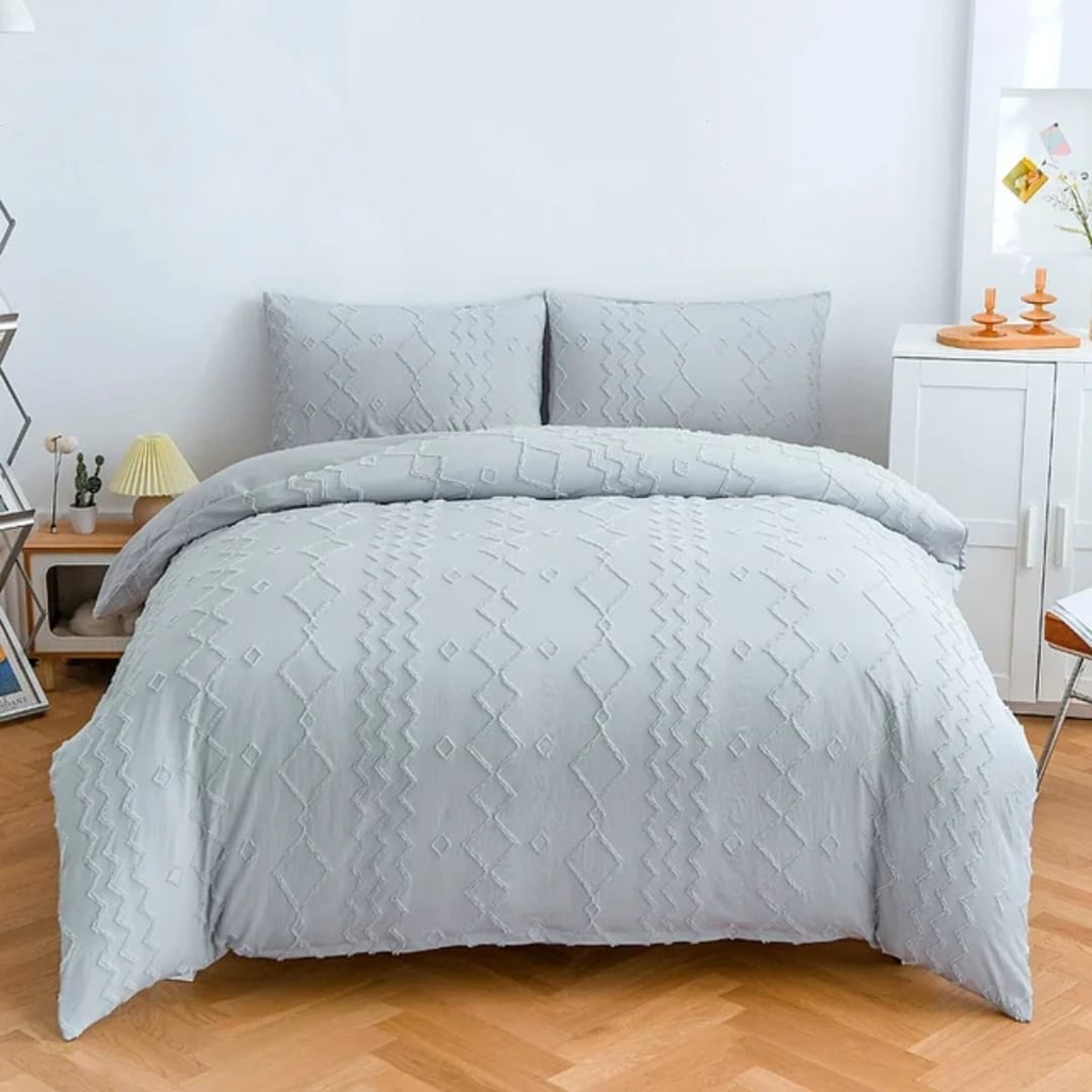 duvet-set-tufted-geometric-zigzag-grey