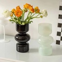 flower-vase-glass-bubble-black-green-styled