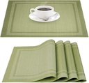 table-placemat-pvc-rect-border-green-4pcs
