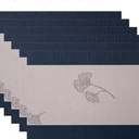 table-placemat-pvc-rect-ginkgo-navy-6pcs