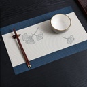 table-placemat-pvc-rect-ginkgo-navy-cream