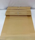 table-placemat-pvc-rect-solid-gold-rolled