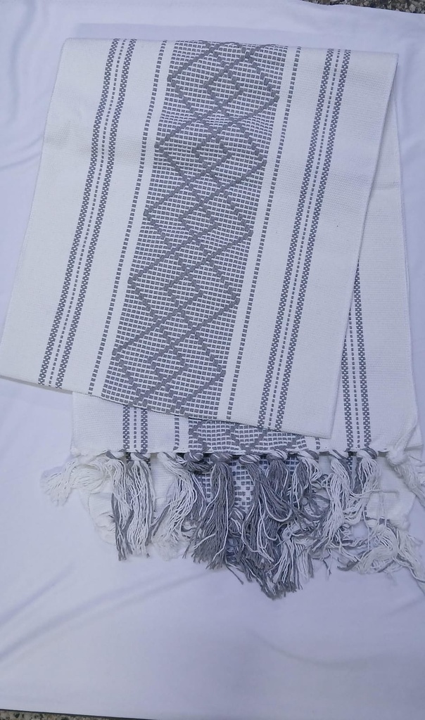 table-runner-woven-jacquard-diamond-grey-product