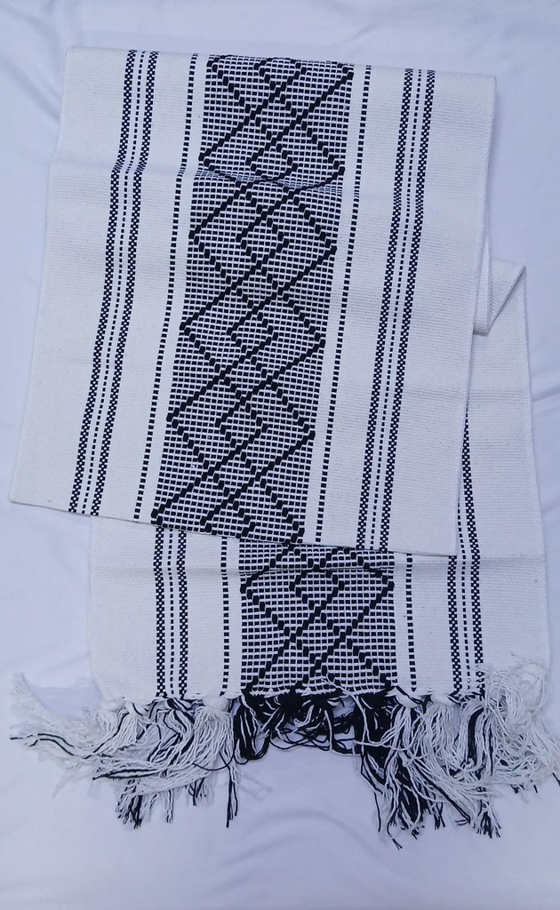table-runner-woven-jacquard-diamond-navy-product