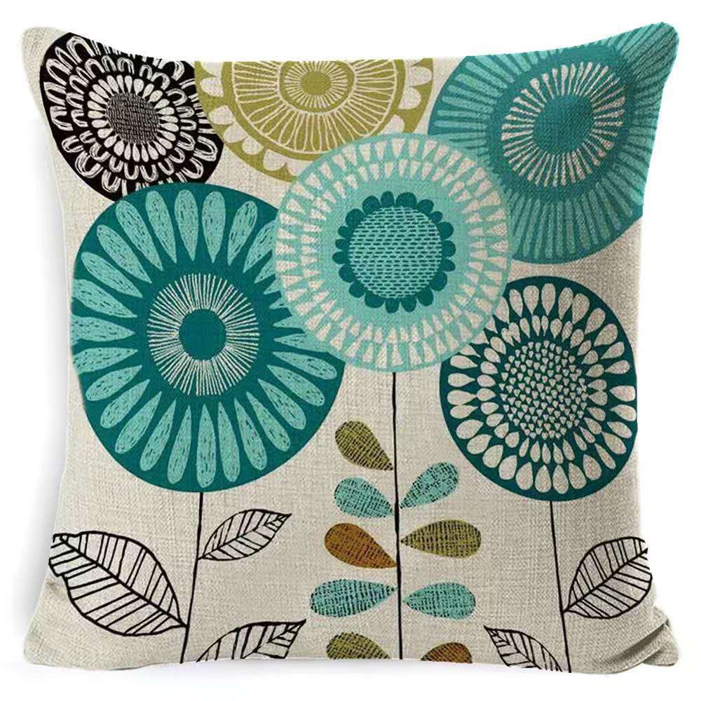 throw-pillow-cover-printed-linen-floral-teal-beige