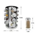 16pcs Rotating Spice Storage Rack 3