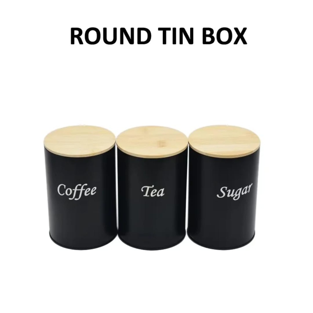 3pcs Tea Sugar Coffee Canister Set 4