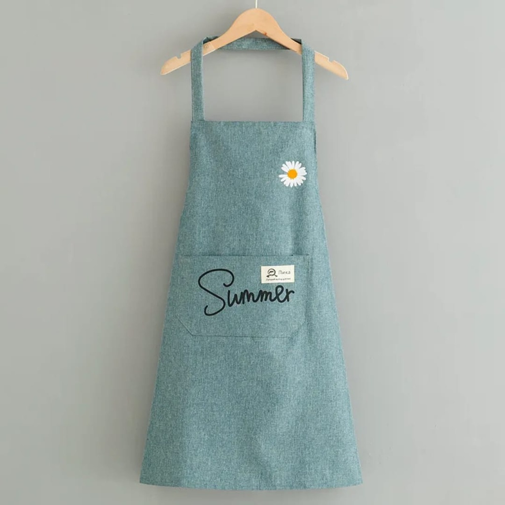 Linen Kitchen Apron Summer 2