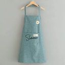 Linen Kitchen Apron Summer 2