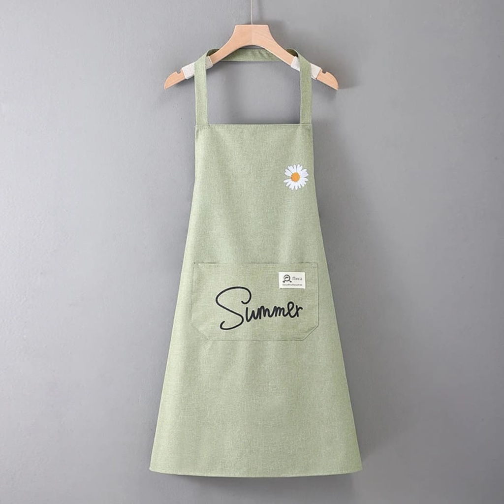 Linen Kitchen Apron Summer 3