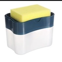 2 in 1 Kitchen Dish Soap Dispenser and Sponge Holder