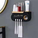 Luxury Toothpaste dispenser and toothbrush holder