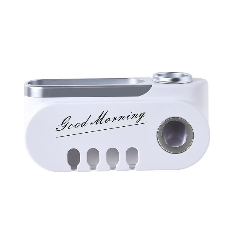 Luxury Toothpaste dispenser and toothbrush holder