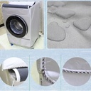 Front load washing machine cover