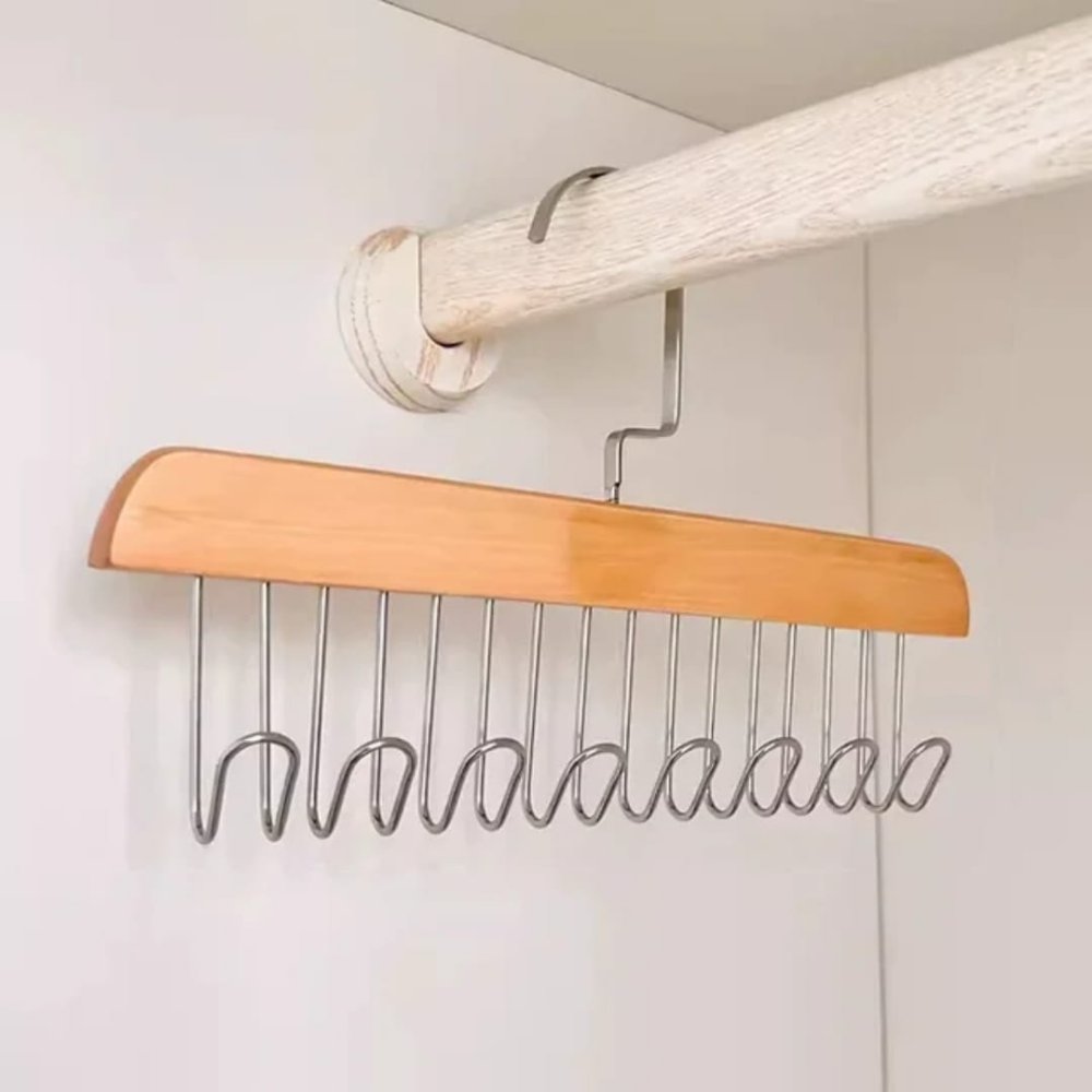 8 Hook solid wood Hanger