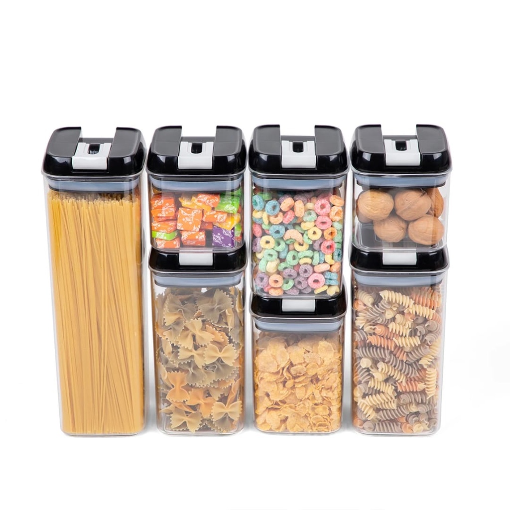 7pcs Acrylic Airtight Storage Containers