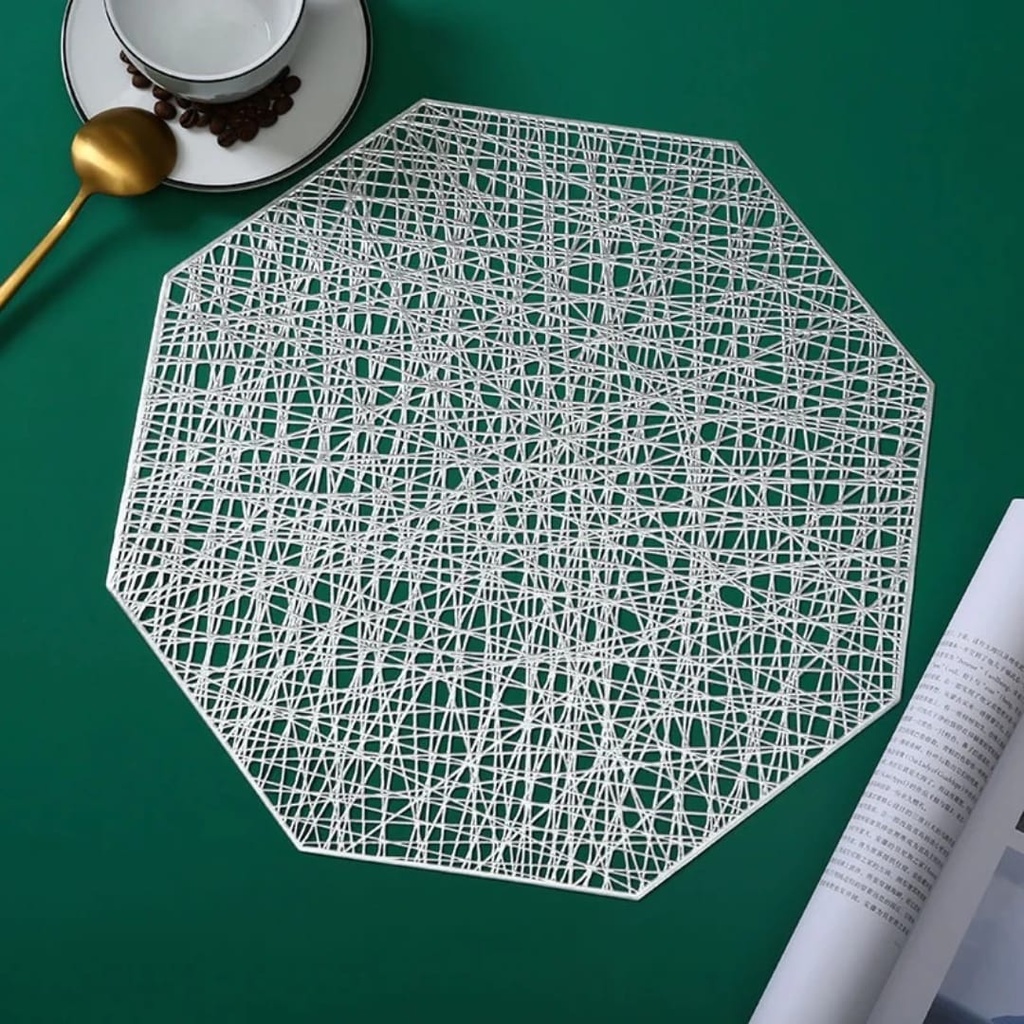 PVC Hollow Round Tablemat