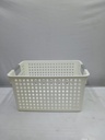 Plastic storage basket organiser