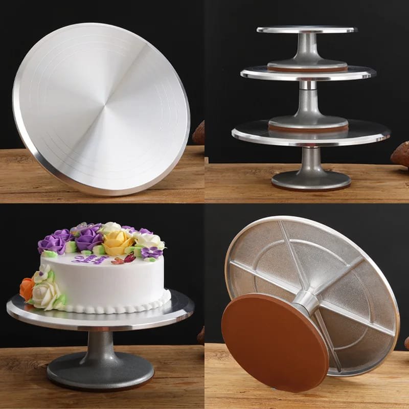 Cake Rotating Steel Turntable